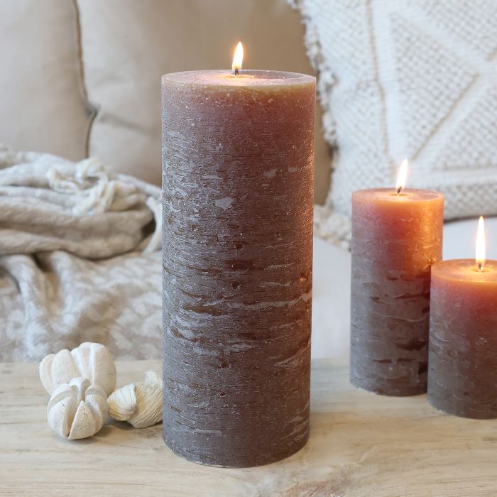 Macon Stumpenkerze rustikale 150 Std