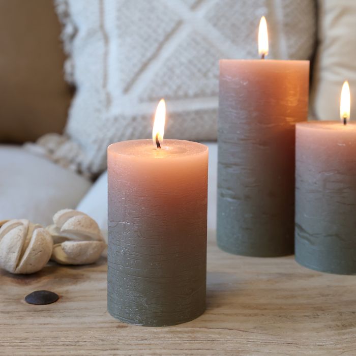 Macon Pillar Candle rustic 30 h