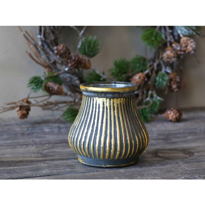 Tealight Holder w. gold