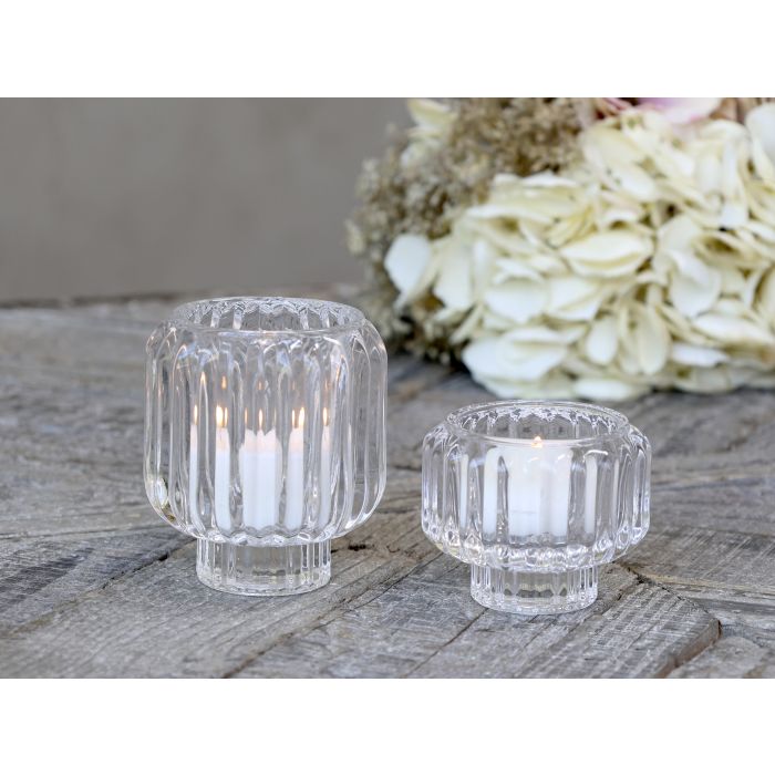 Tealight Holder w. grooves