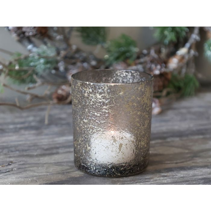 Fyrfadsstage m. guld