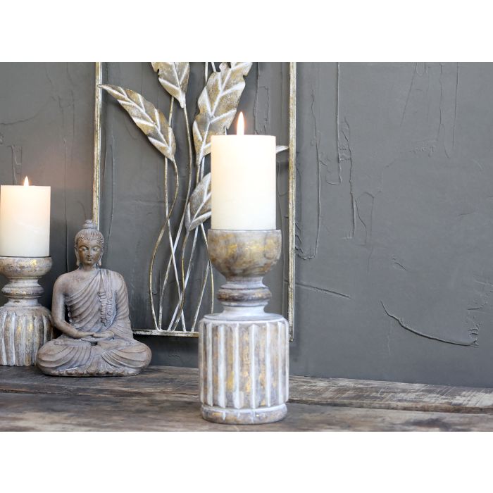 Kerzenständer m. Rillen