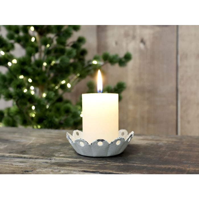 Tealight Holder w. lace edge
