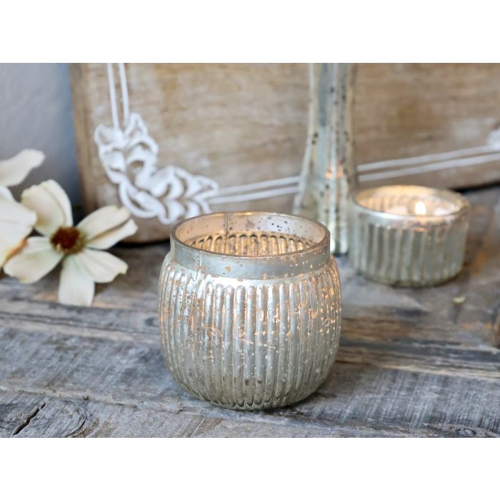 Fyrfadsstage m. riller