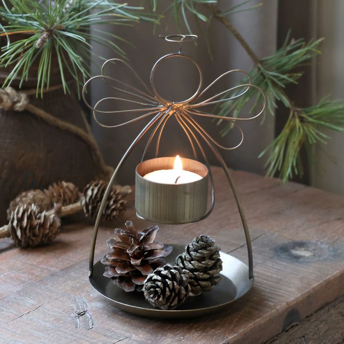 Kerzenständer mit Engel