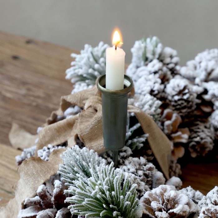 Lysholder m. spyd til kertelys