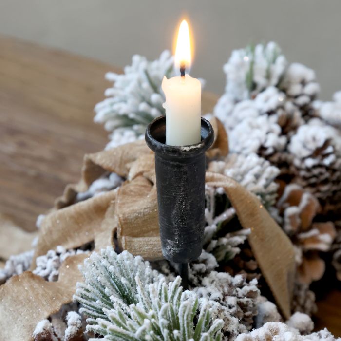 Lysholder m. spyd til kertelys