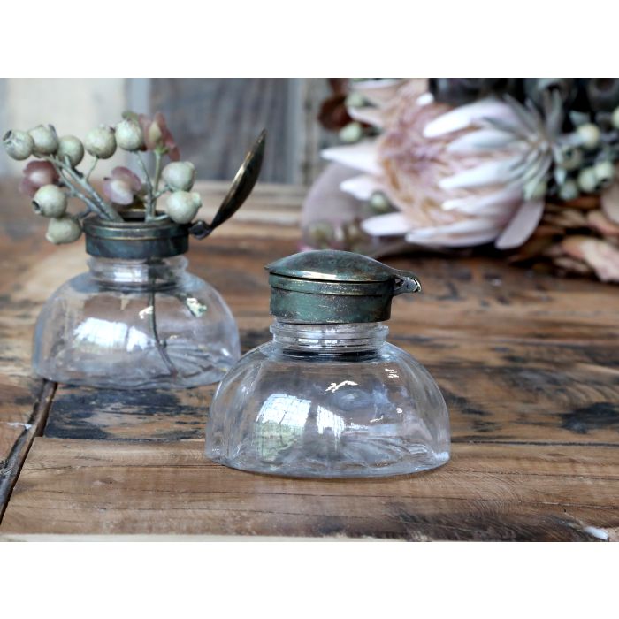 Gl. fransk Vase m. låg