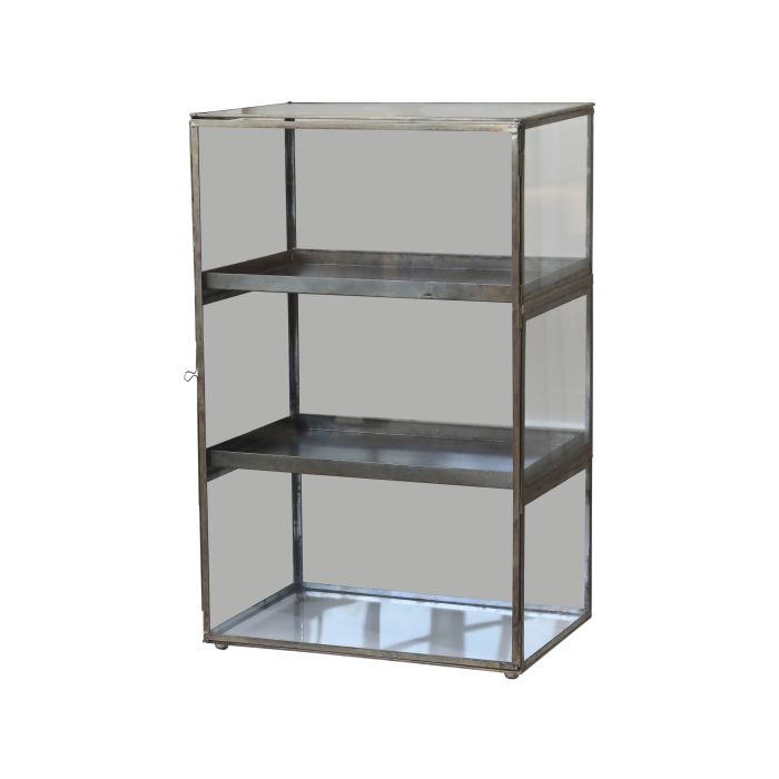 Glasschaukasten m. 2 rausnehmb. Fächern