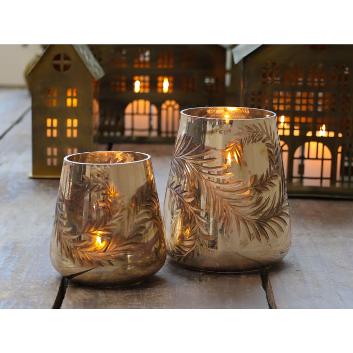 Windlicht mit Schliff