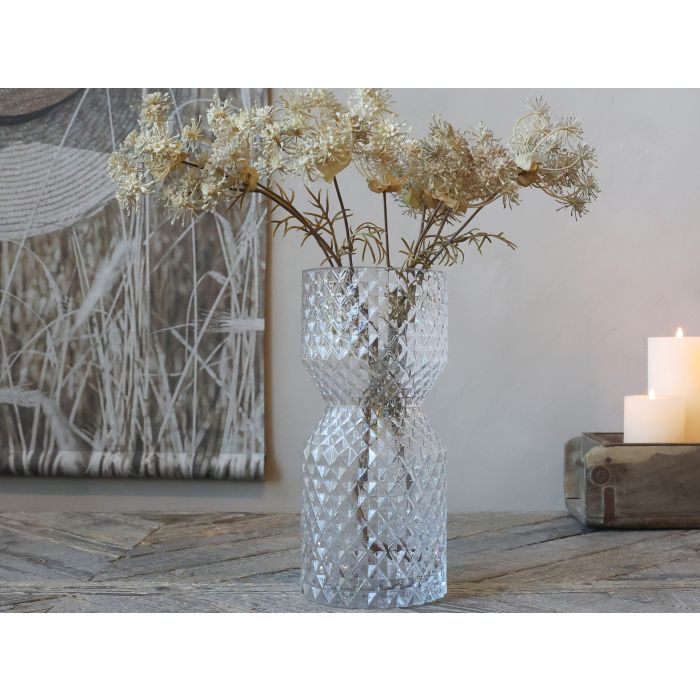 Vase m. diamantudskæring