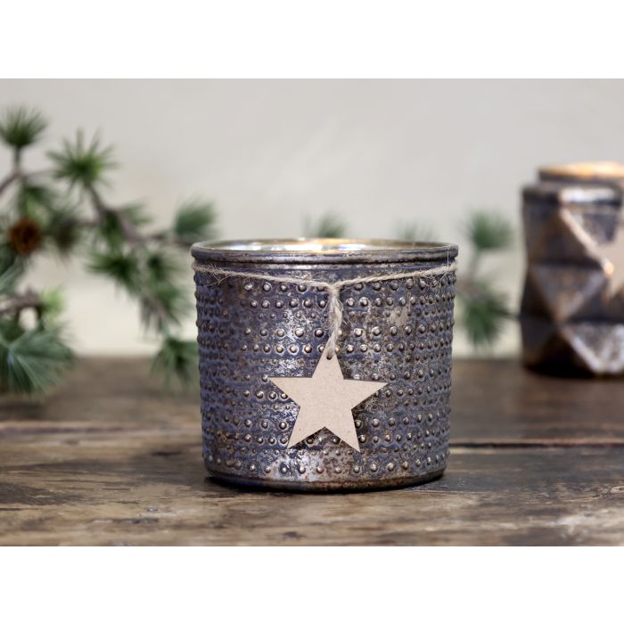 Fyrfadsstage m. stjerne