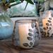 Hurricane w. decor of dried leaves