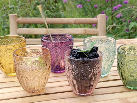 Saint-Émilion Glas mit Muster